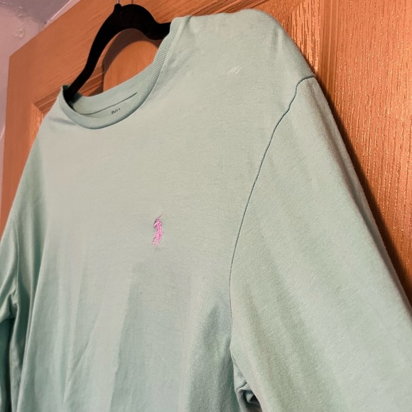 Polo by Ralph Lauren Mint Green Long Sleeve Tee - Picture 4 of 8